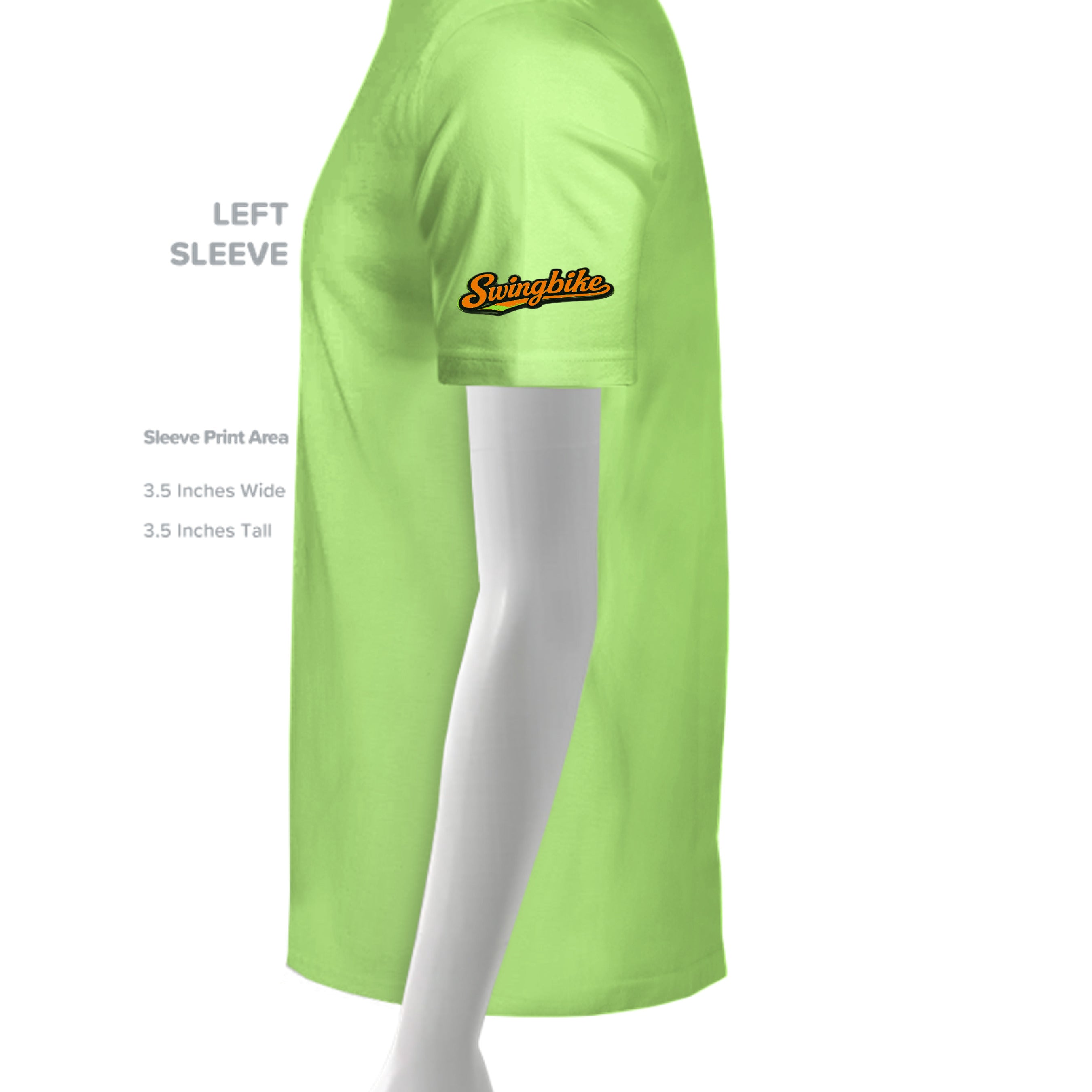 NEON GREEN - G500 - SLEEVE_LEFT